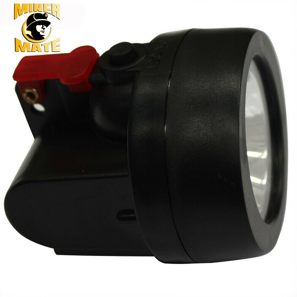 3500lx 1w Miner Torch Cordless Light Mining Cap Lamp Led Head Hunt Safety