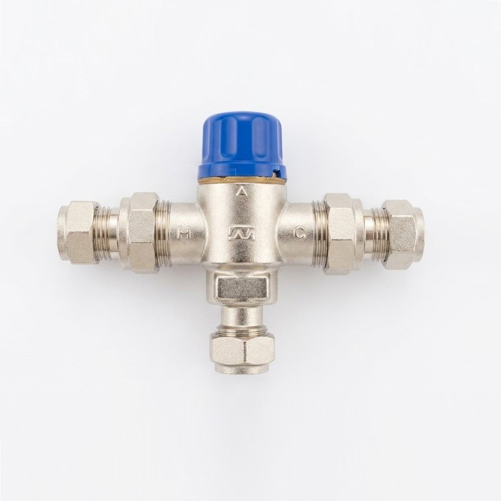 Tempering Valve 15mm  ½″ Bsp 40°c - 50°c Mixing Hot Cold Water Standard