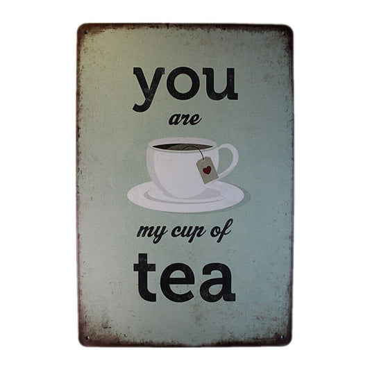 Tin Sign  You Tea  Sprint Drink Bar Whisky Rustic Look