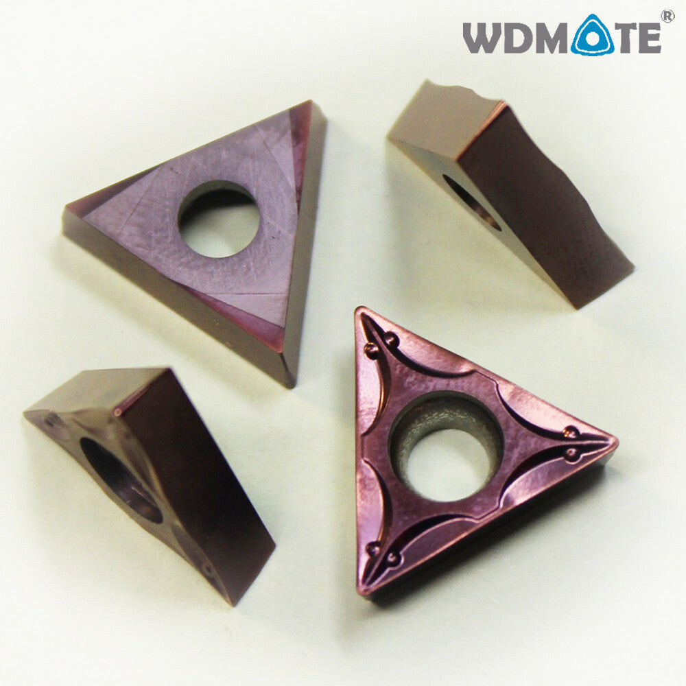 10pcs CNC Carbide Tips Inserts Tcmt16t304-otm Blade Cutter Lathe Turning Bar