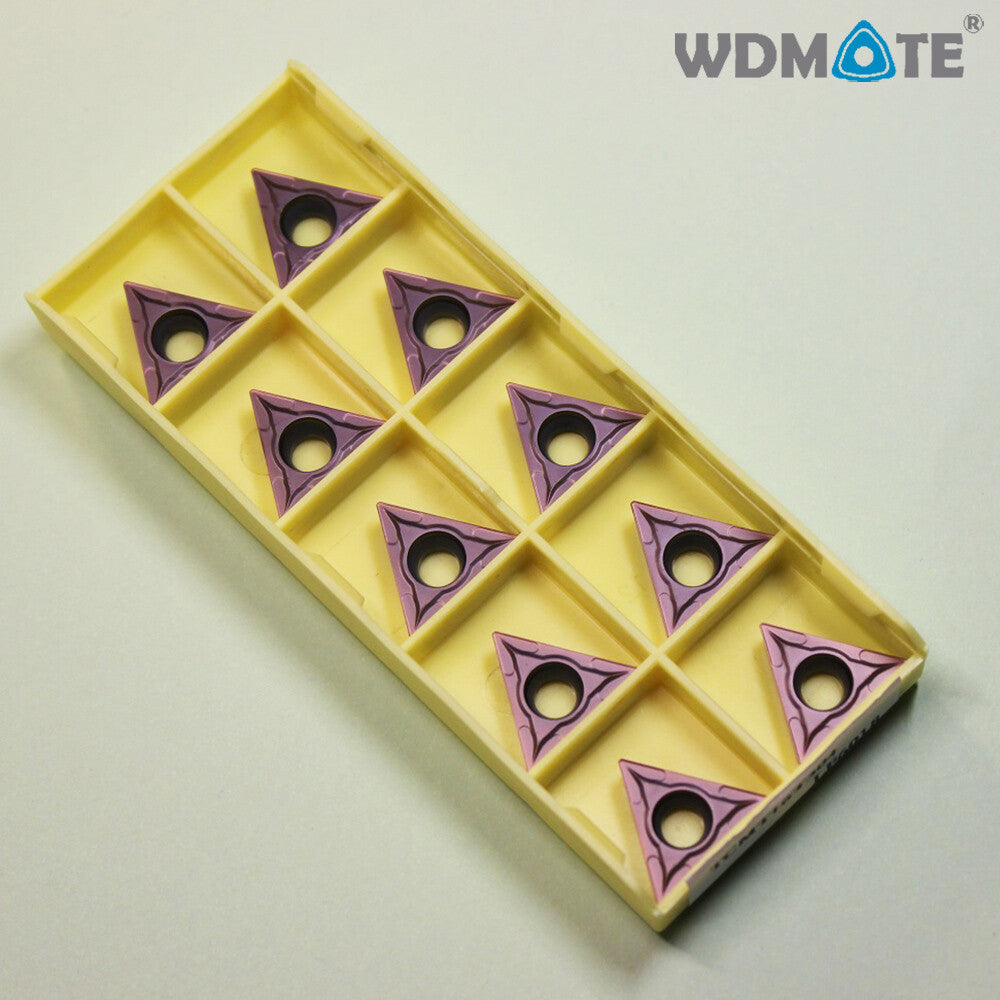 10pc CNC Carbide Tips Inserts Tcmt16t304-lf6018 Blade Cutter Lathe Bar Tool