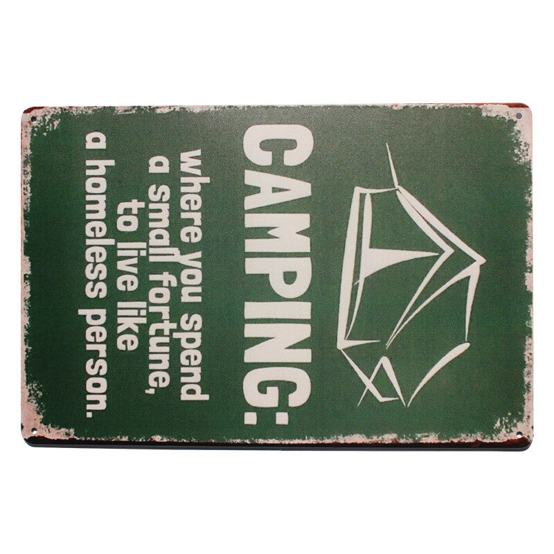Tin Sign 200x300mm Metal Where You Speed Small Futhure To Live Like Homeless