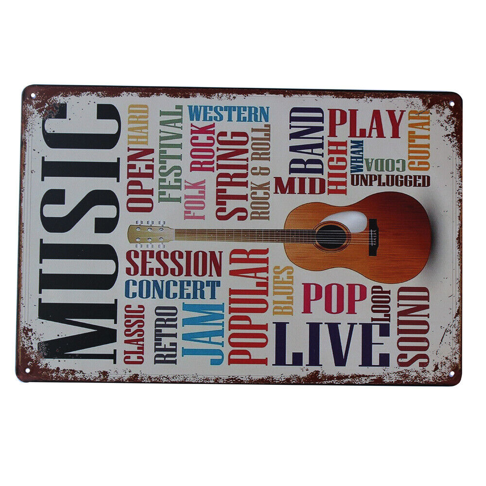 Music Tin Sign 200*300 Metal Classic Popular Rock