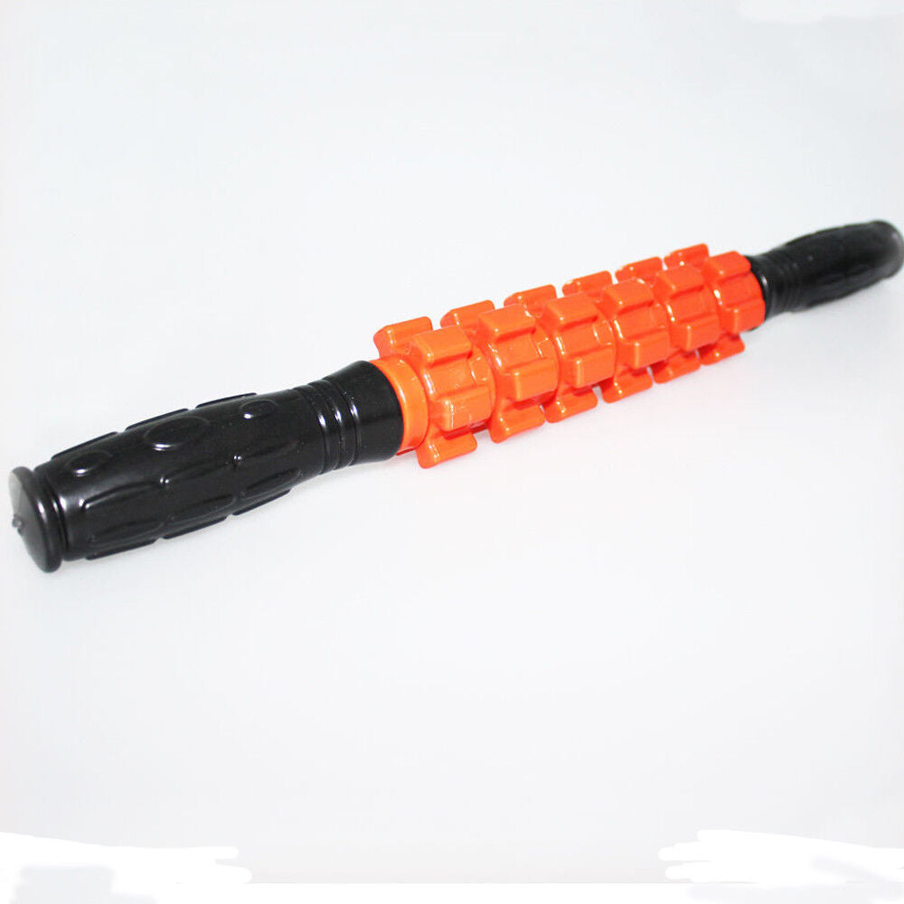 42mm Rolling Muscle Massage Roller Stick Body Bar Portable Fitness Home Gym Work