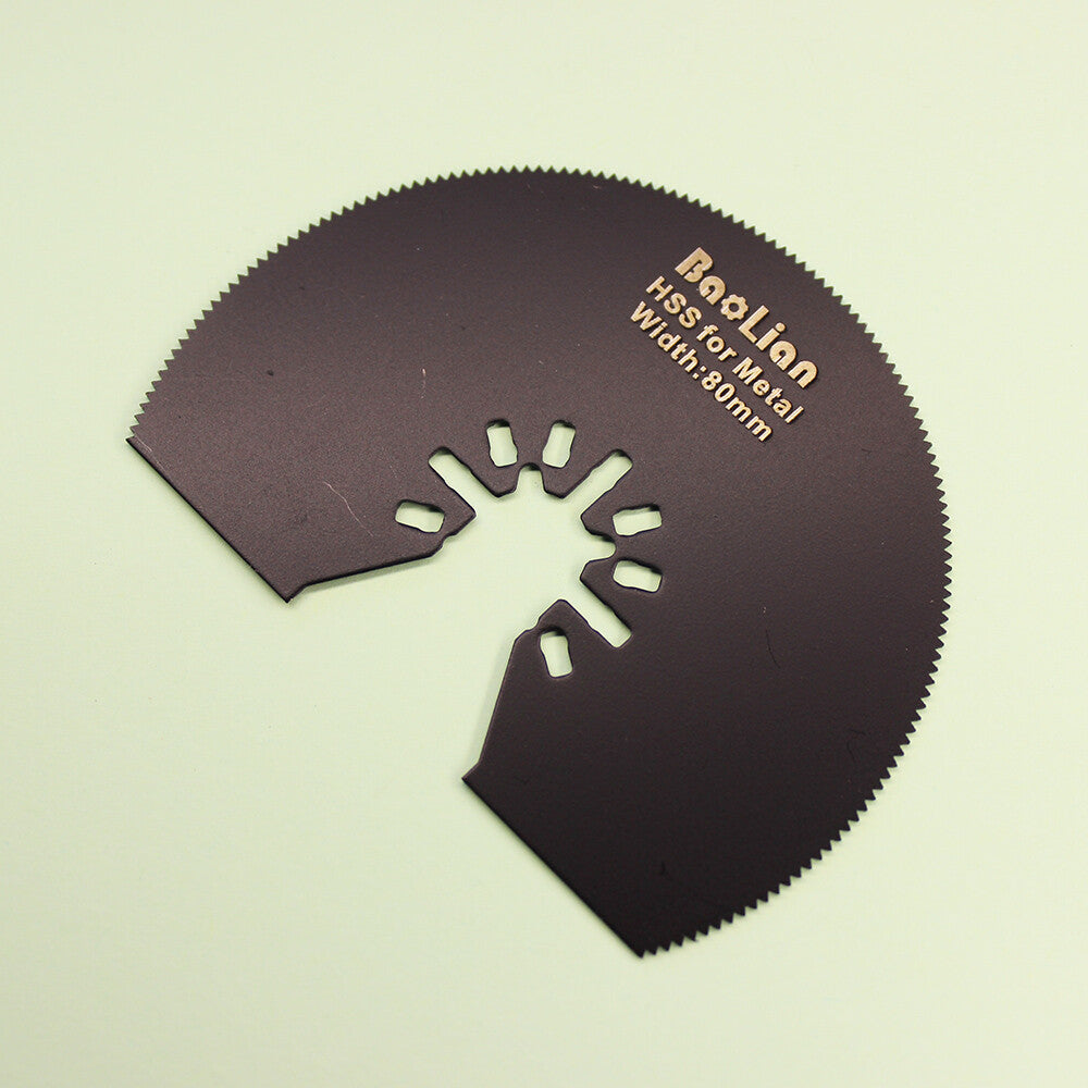 80mm Hss Semicircle Saw Oscillating Multitool Blades Black For Metal