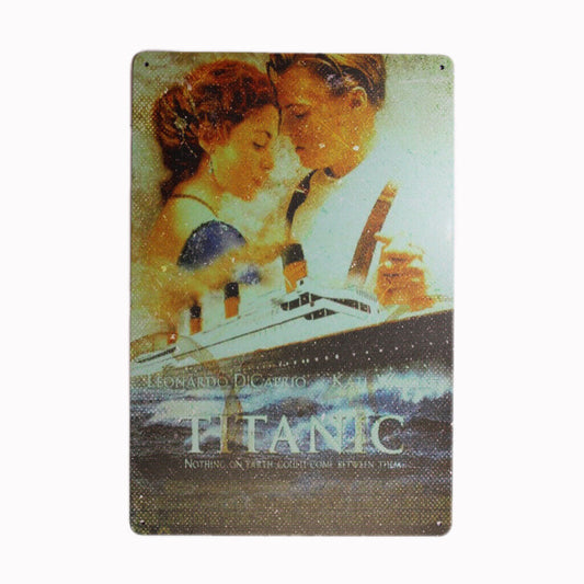 Tin Sign Titanic Jack Rose  Sprint Drink Bar Whisky Rustic Look