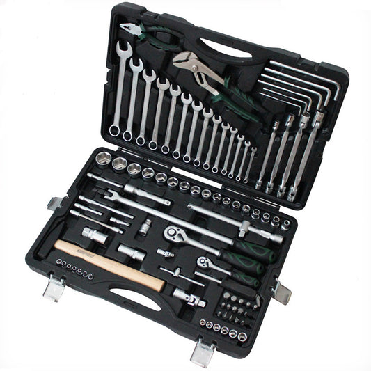 92pc 1/4″ 1/2″ Dr. Socket 4-14mm Bit H7-t6 Bar Spanner Ratchet Wrench 20003021
