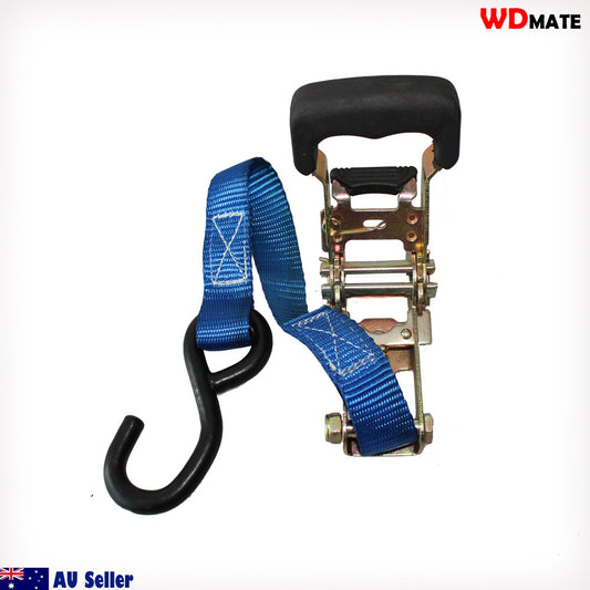 4x Winch Webbing Strap 4.5m X25mm Snap Hook 2000kg Boat Trailer