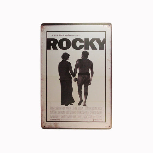 Tin Sign Rocky   Sprint Drink Bar Whisky Rustic Look