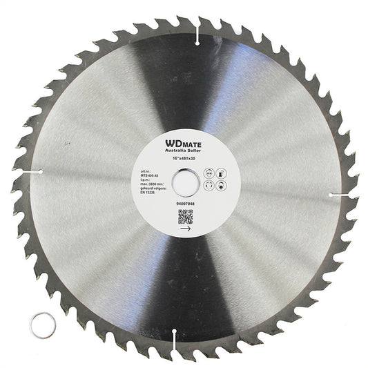 400mm 48t Wood Cutting Circular Saw Blade Atb 2.2*16″ Cross 30/25.4mmtimber Tct