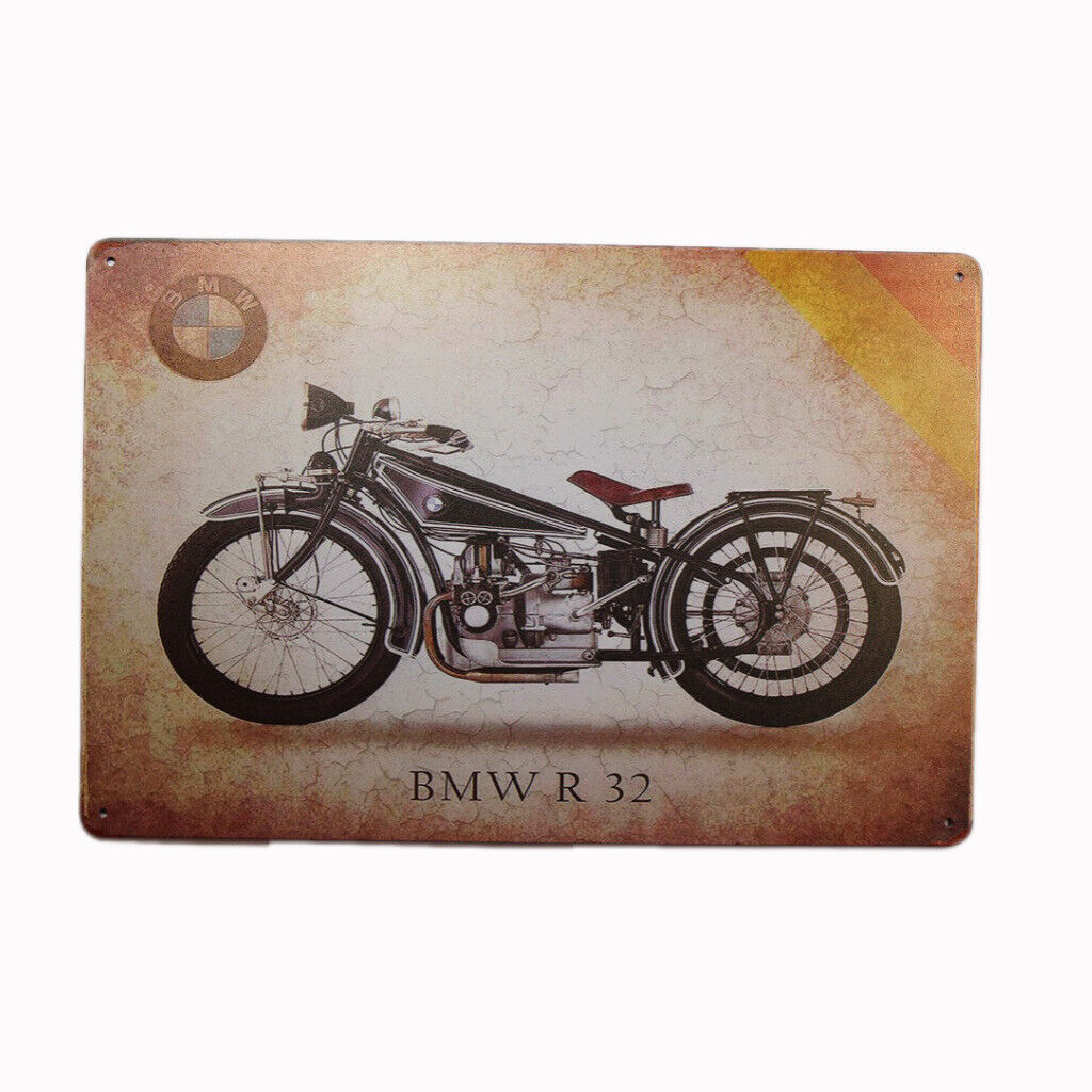 Tin Sign Bmwr32 Sprint Drink Bar Whisky Rustic Look