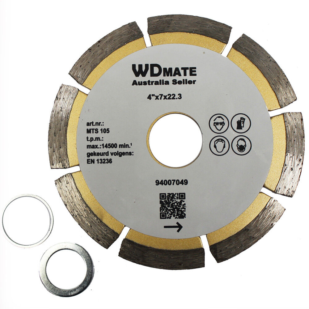 105mm Dry Diamond Cutting Disc 4.0″ Segment Circular Saw Blade Wheel 22.3mm Tile