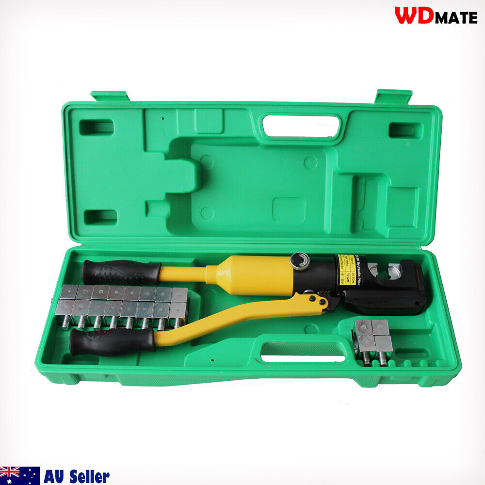 10 Ton 11die Quick Hydraulic Pipe Crimping 16-300mm Lug Crimping Manual Workshop