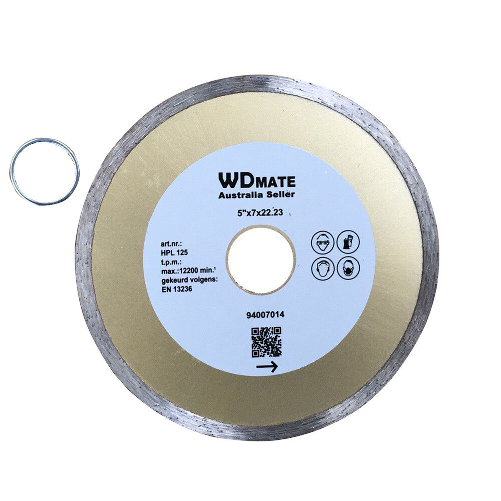 125mm Diamond Cutting Disc 5″ Wet Circular Saw Blade 22/20mm Concrete Tile Brick