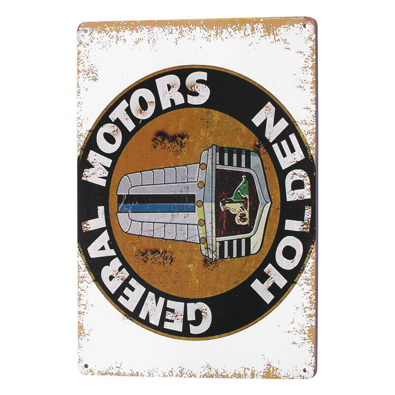 Tin Sign General Motors Holden Car Fans Metal Warning Funny Bar 200x300mm