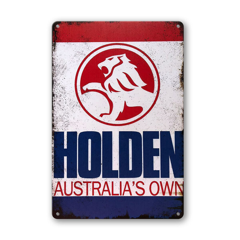 Holden Australia Own Rustic Vintage Tin Sign Man Cave Shed-garage Bar