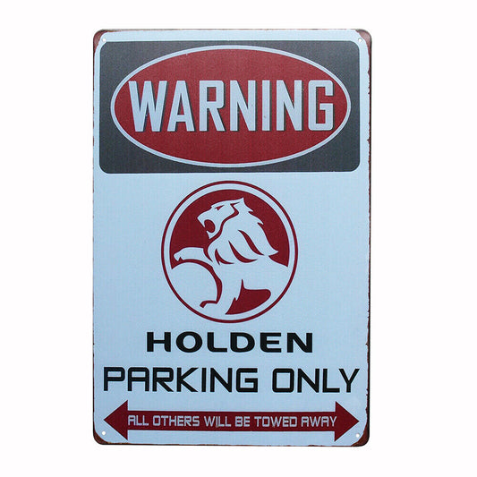 Holden Parking Rustic Metal Sign Vintage Tin Shed Garage Bar Wall 200*300mm