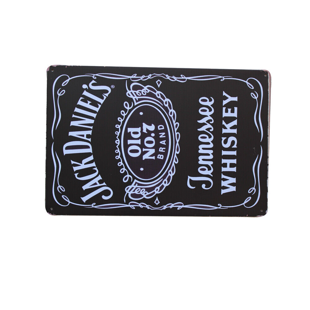 Metal Tin Sign Jack Daniels Old No. 7 Tennessee Whiskey Brand New 200x300mm