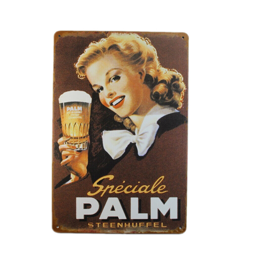 Tin Sign Speciale Palm Steenhuffel Sprint Drink Bar Whisky Rustic Look