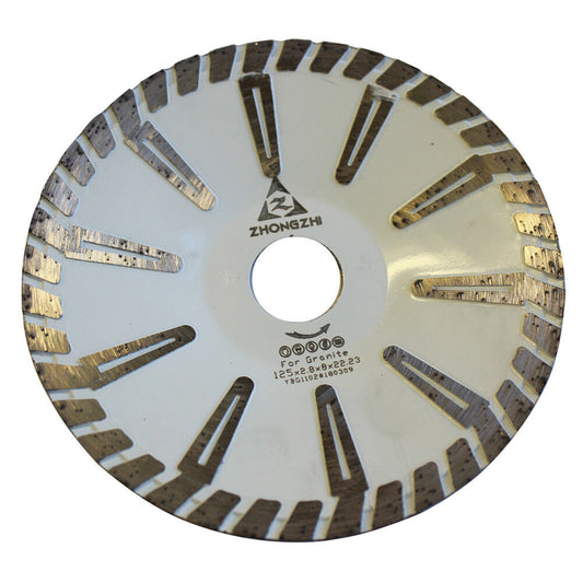125mm Turbine Curve Diamond Cutting Blade Circular Saw Disc 22.2mm Tile Granite