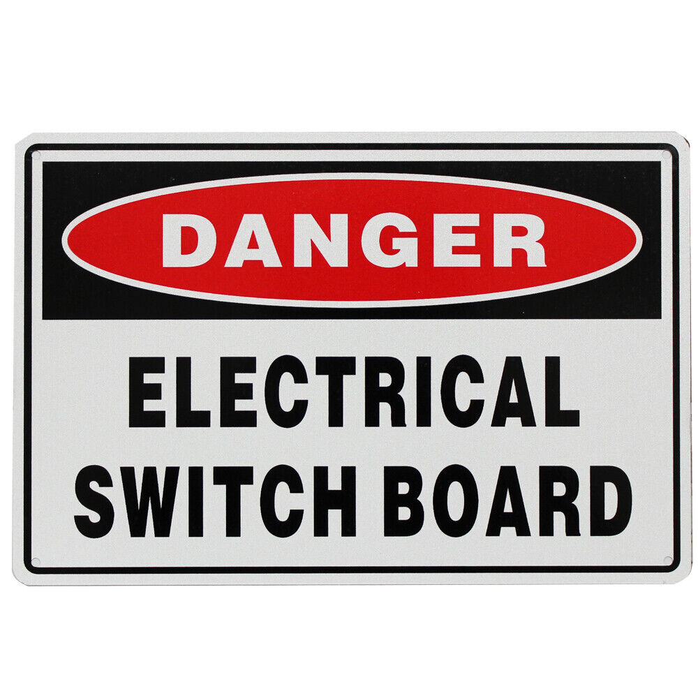Warning Notice Danger Electrical Switchboard 200x300 Workshop Safety Power Sign