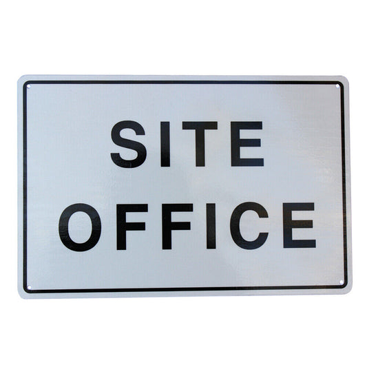 Warning Site Office Sign 200*300mm Metal Reflective Office Workplace Al Sign