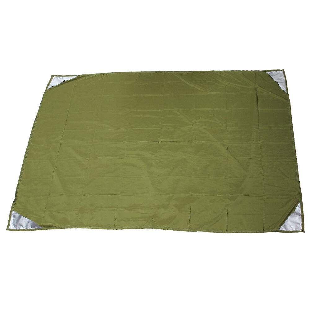 Beach Mat Blanket 1.5x2m No Sand Grass Pocket Soft Light Fast-dry Quality Green