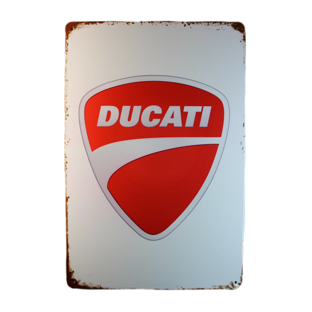 Tin Sign Ducati Sprint Drink Bar Whisky Rustic Look