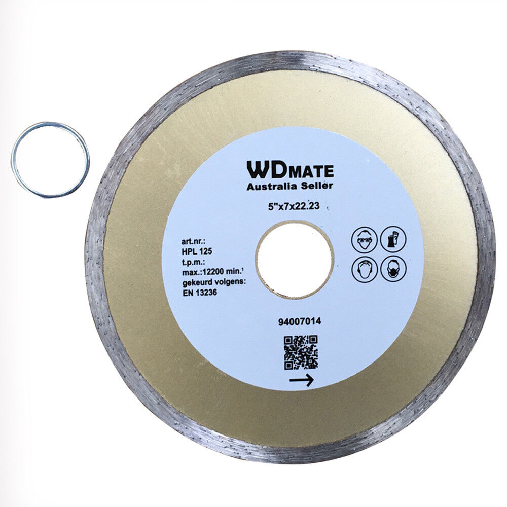 125mm Diamond Cutting Disc 5″ Wet Circular Saw Blade 22/20mm Concrete Tile Brick