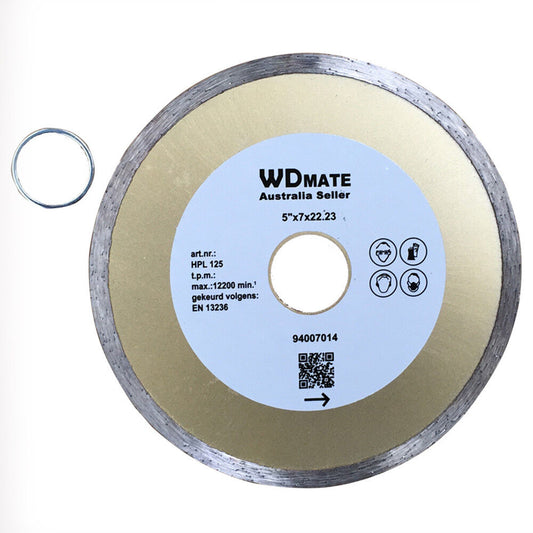 125mm Diamond Cutting Disc 5″ Wet Circular Saw Blade 22/20mm Concrete Tile Brick