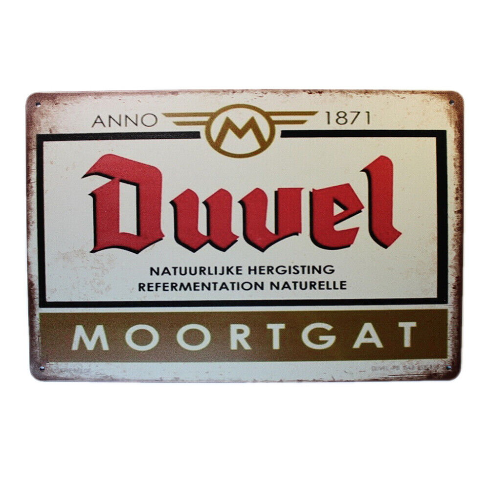 Tin Sign Anno 1871moortgat Sprint Drink Bar Whisky Rustic Look