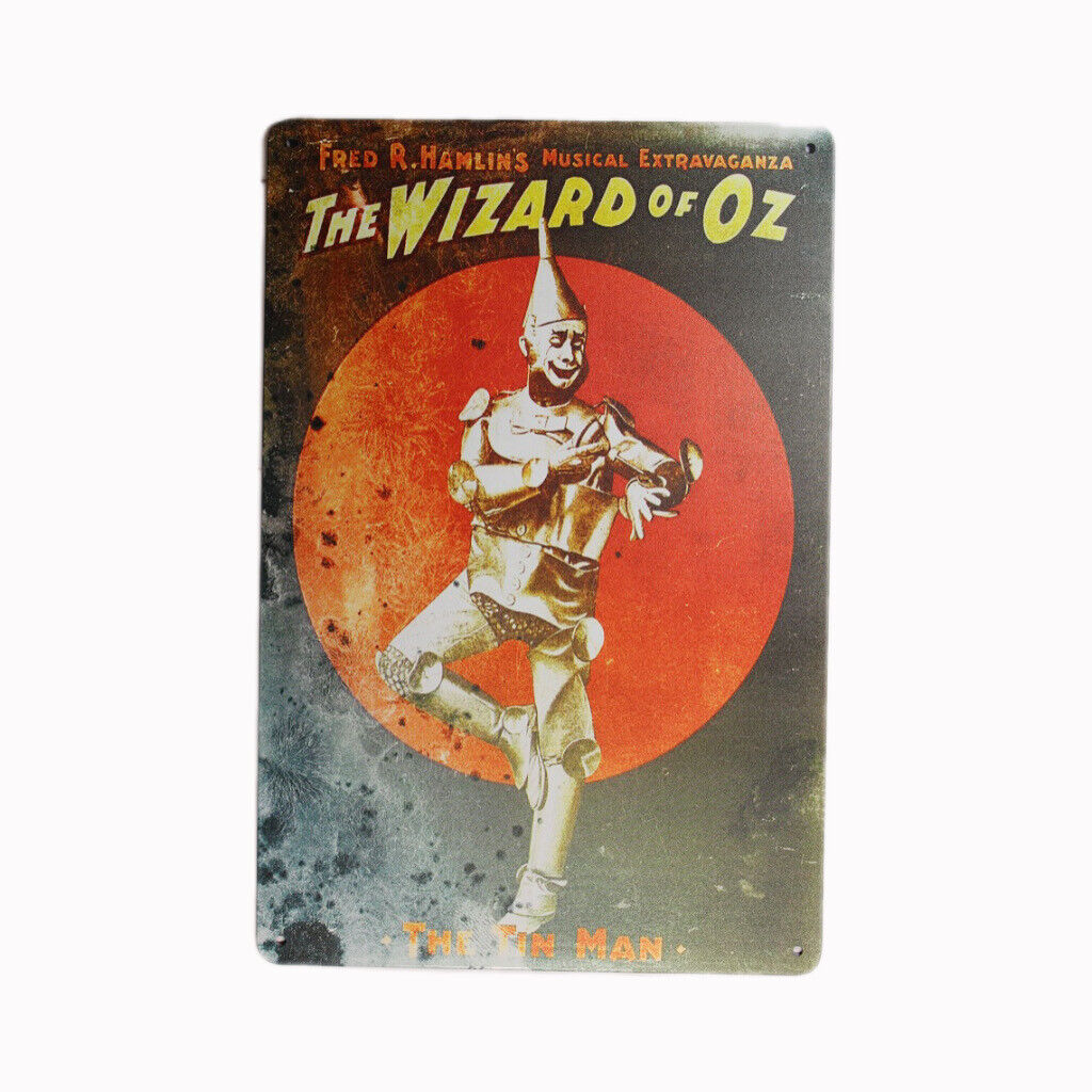 Tin Sign The Wizard Of Oz Sprint Drink Bar Whisky Rustic Look