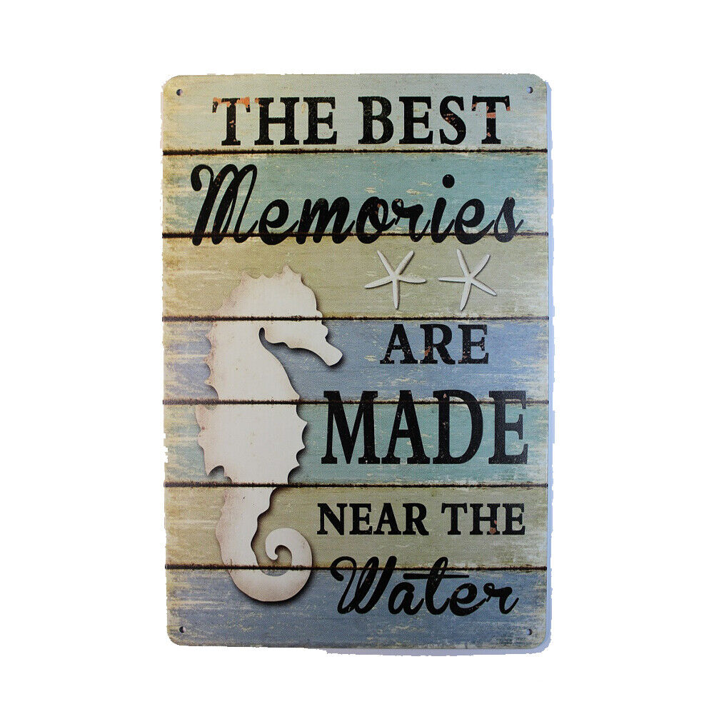 Tin Sign The Best Memories Sprint Drink Bar Whisky Rustic Look