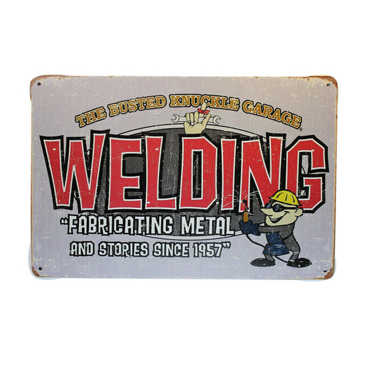 Tin Sign Welding Fabricating Metal Sprint Drink Bar Whisky Rustic Look