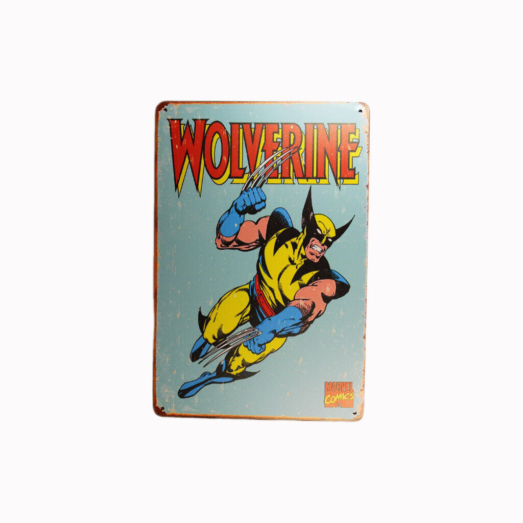 Tin Sign  Wolverine Sprint Drink Bar Whisky Rustic Look