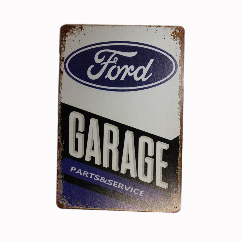 Tin Sign Ford Garage  Sprint Drink Bar Whisky Rustic Look