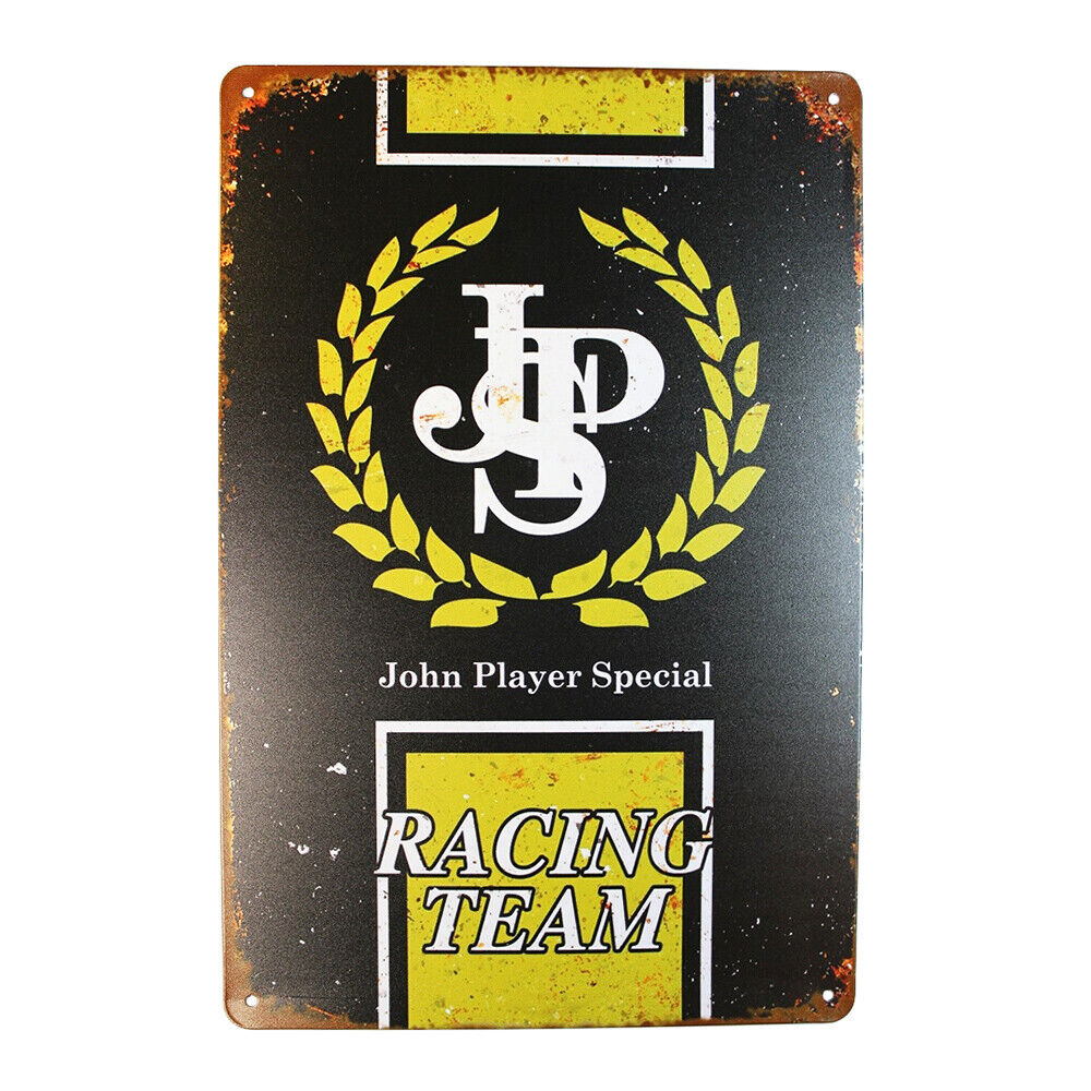 Tin Sign  Jps Racing Teamsprint Drink Bar Whisky Rustic Look