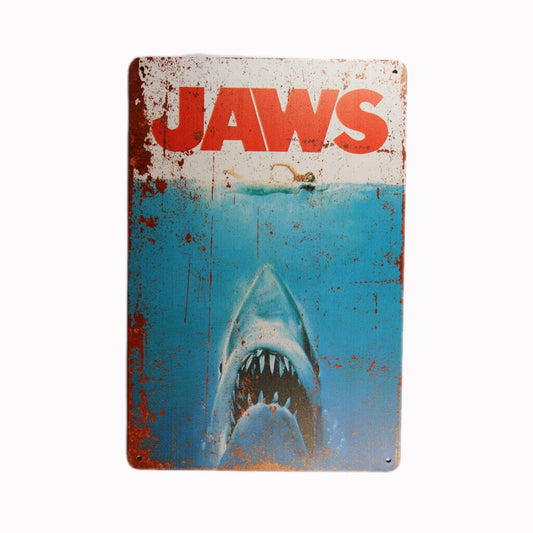 Tin Sign Jaws Sprint Drink Bar Whisky Rustic Look