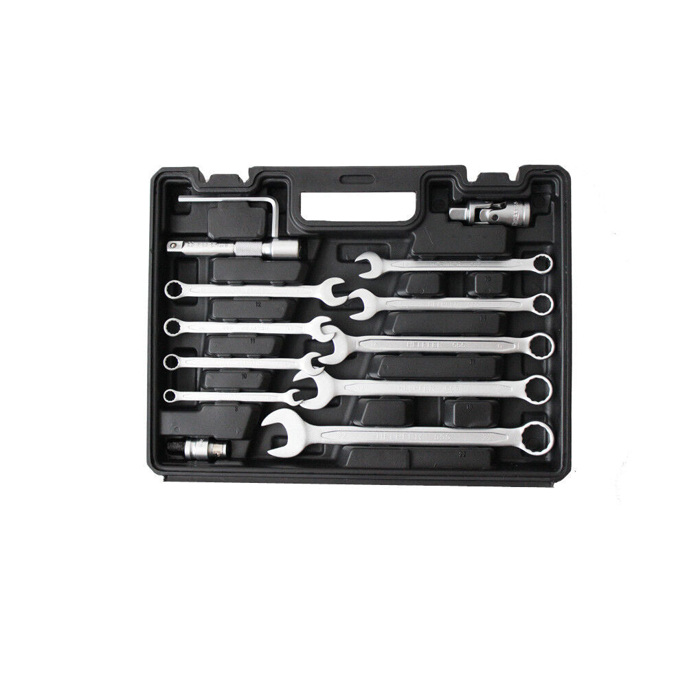 82pc Comb Socket Set 1/4″ 1/2″ Dr Wrench Bar Bit Ratchet Pro Auto Tool 20003030